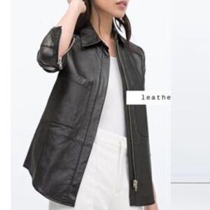 ZARA STUDIO Leather Jacket